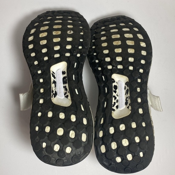 STELLA MCCARTNEY X Adidas Stylish White and Leopard Print Sneakers - Picture 5 of 6